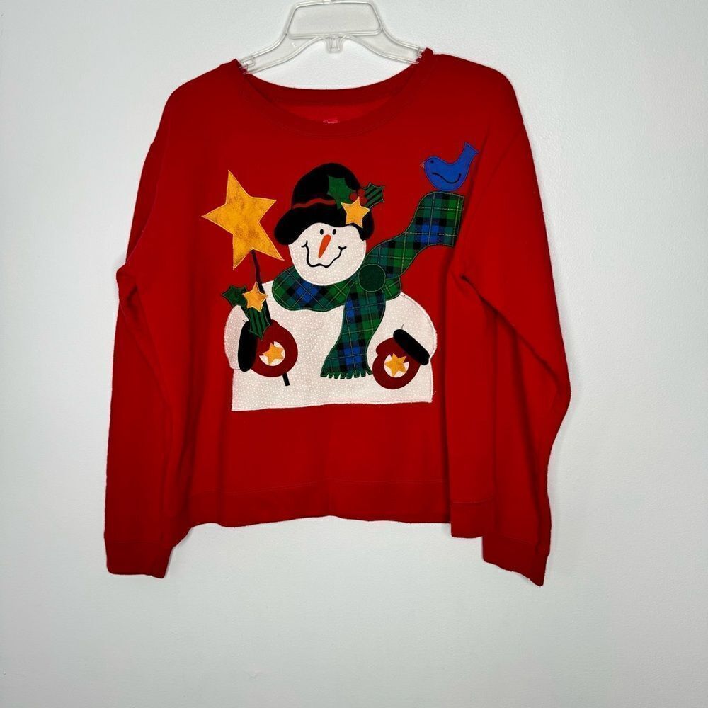 Vintage Hanes Christmas sweatshirt size large
